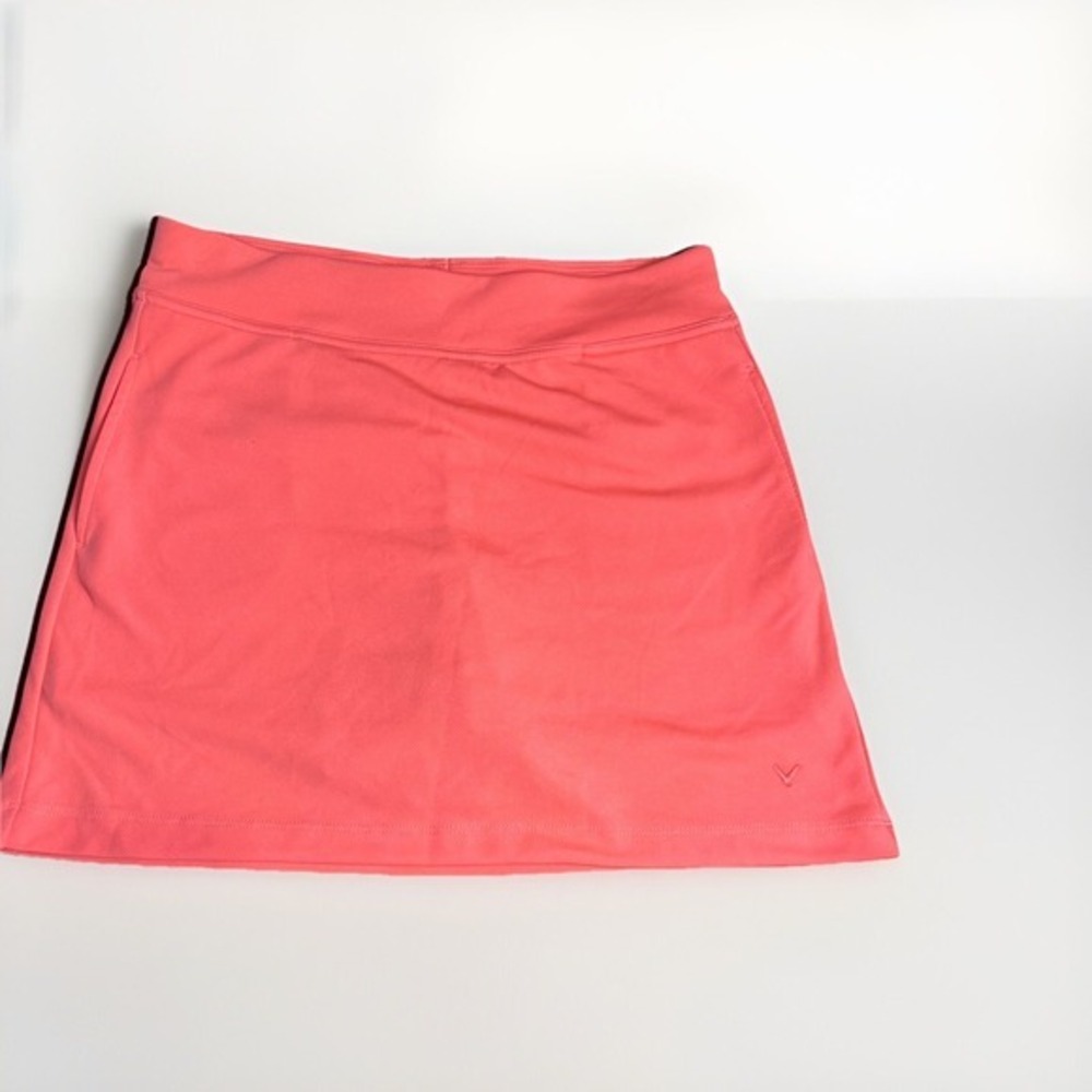 Callaway Peach‎ Womens 16" Heather Perforated Golf Skort Sz-s